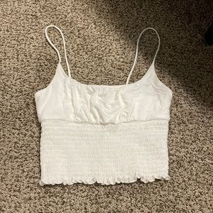 White crop tank